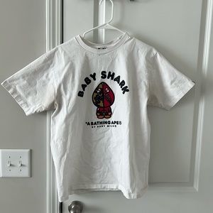 Men’s Bathing Ape (BAPE) Baby Shark Baby Milo Tee Size Large Fits Medium